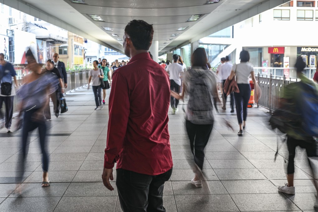 A human trafficking victim in Wan Chai. Hong Kong’s approach to the crime has caused tensions between the US Department of State and the city over the former’s report. Photo: Xiaomei Chen