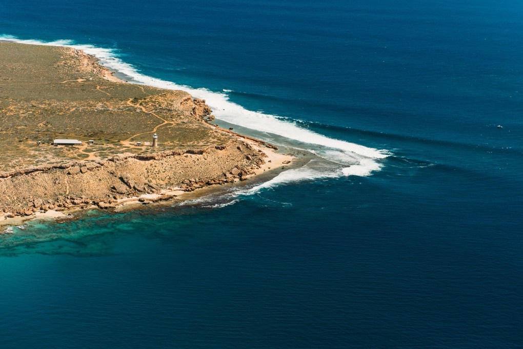 Cape Inscription, where Dirk Hartog left his plate on the Western Australian island that bears his name in 1616. Photo: Dirk Hartog Island