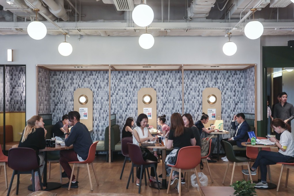 WeWork’s co-working space in Causeway Bay. Flex space providers have been expanding dramatically over the last three years, investing heavily in setting up multiple new sites. Photo: Jonathan Wong