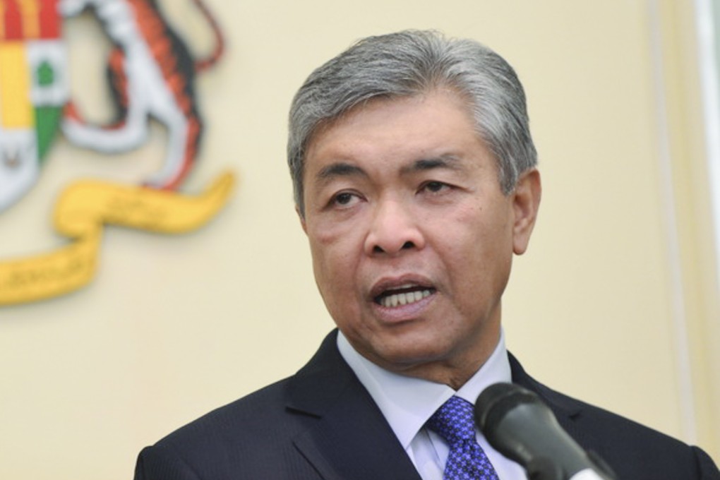 Former deputy prime minister Ahmad Zahid Hamidi. Photo: Xinhua