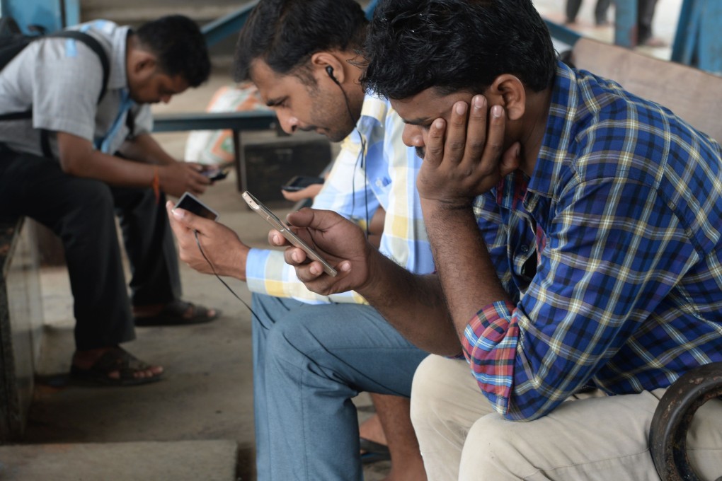 A deal to invest in streaming video services provider MX Player offers Tencent Holdings a foothold in India, the world’s second largest smartphone market, where users avidly consume content via cheap wireless data plans. Photo: Agence France-Presse