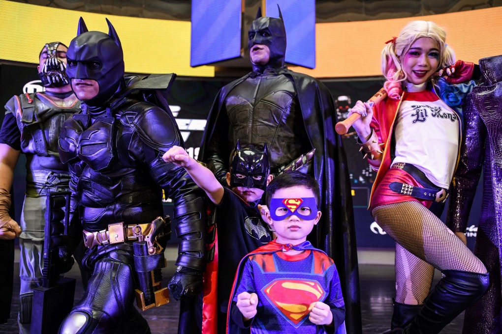 Malaysian cosplayers at an event to mark the 80th anniversary of Batman in Genting Highlands resort outside Kuala Lumpur. Photo: AFP