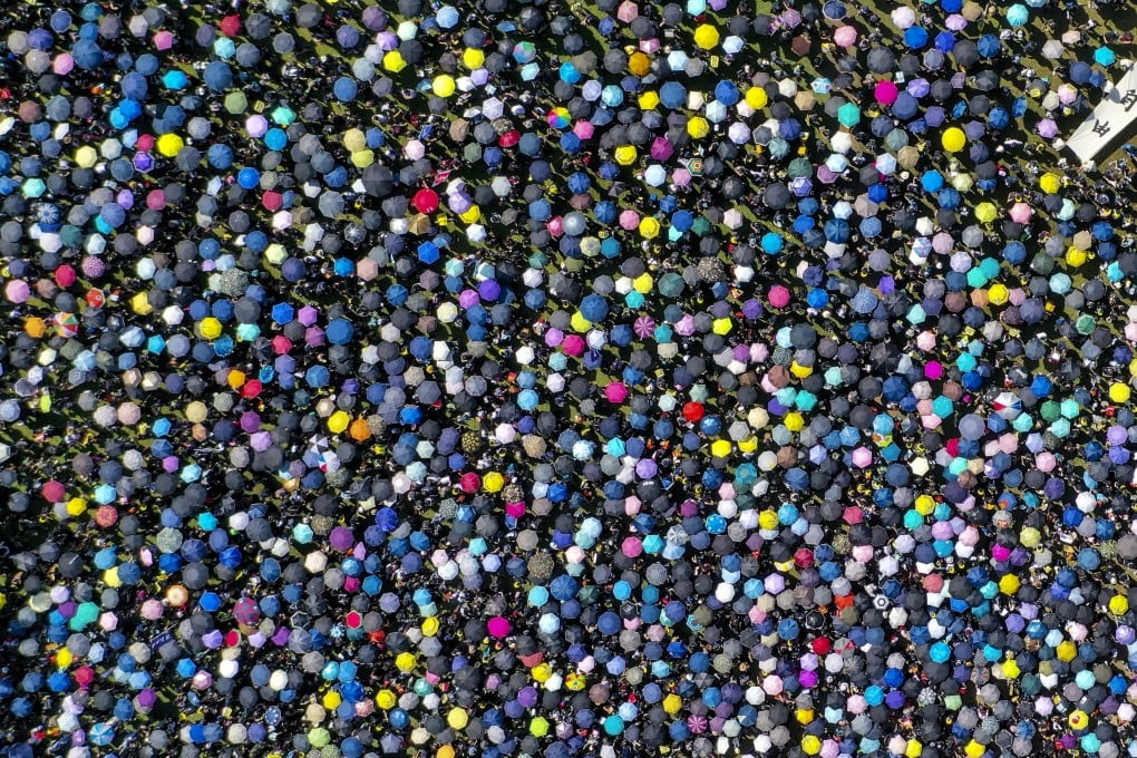 An estimated 550,000 protesters marched from Victoria Park in Causeway Bay on Monday. Photo: Martin Chan