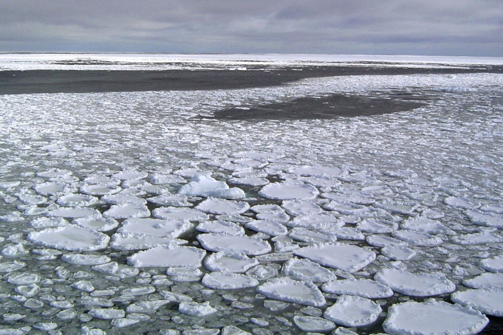 Sea ice on the ocean surrounding Antarctica in January 2017. Photo: Ted Scambos/National Snow and Ice Data Centre via AP