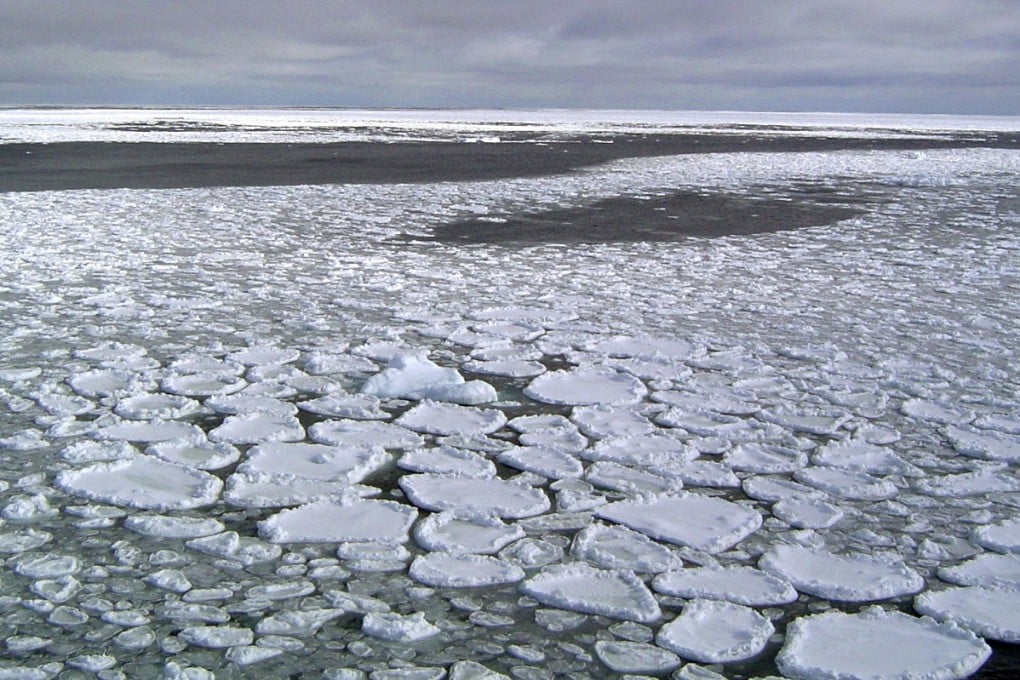 Sea ice on the ocean surrounding Antarctica in January 2017. Photo: Ted Scambos/National Snow and Ice Data Centre via AP