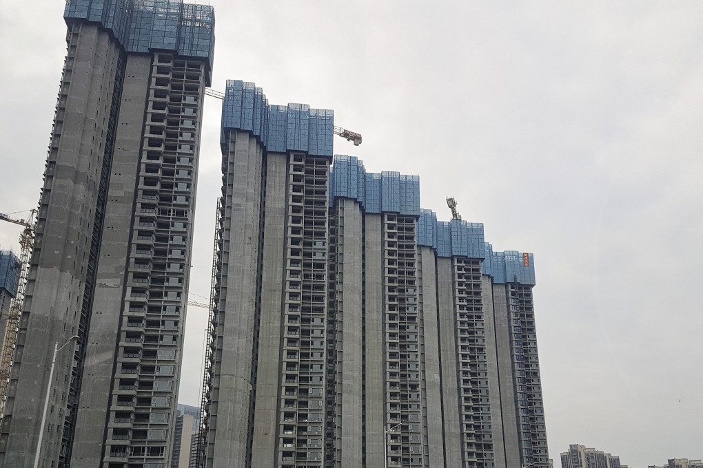 New apartment blocks under construction in Foshan, China. Photo: Martin Williams