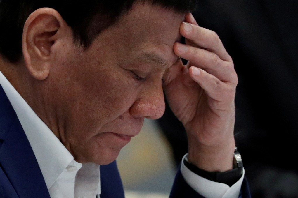 Philippine President Rodrigo Duterte has threatened to jail anyone who files an impeachment complaint against him, even though doing so is a constitutional right granted to all citizens. Photo: Reuters