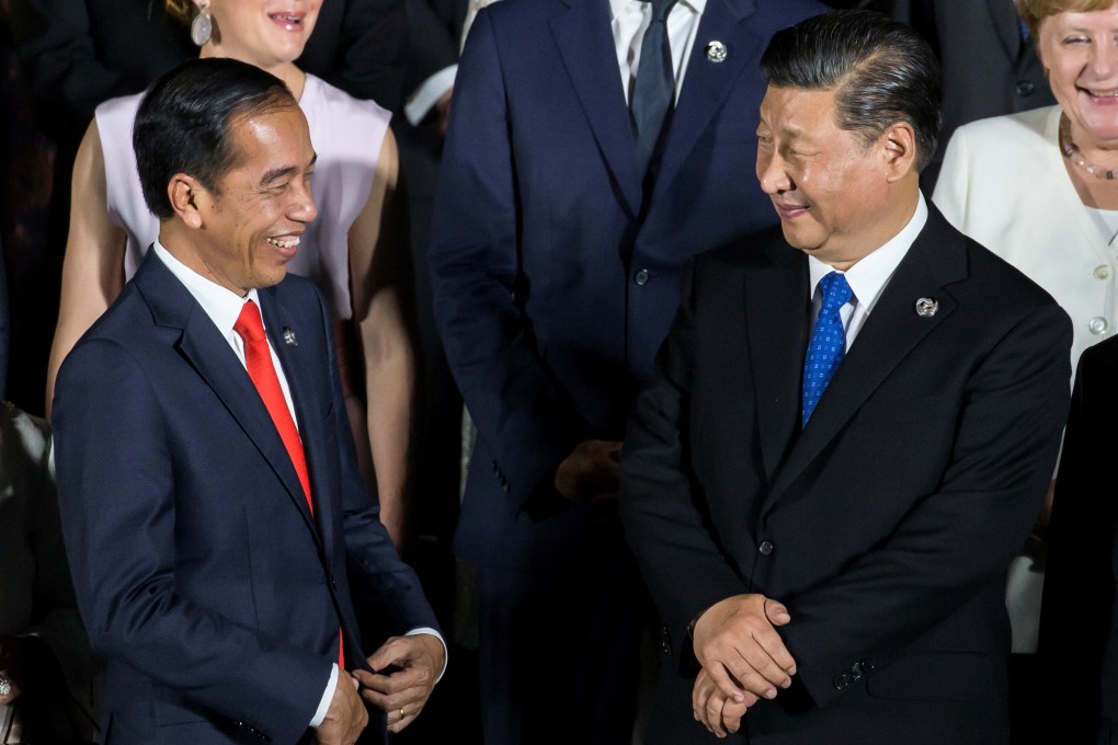 Indonesian President Joko Widodo asked Chinese President Xi Jinping for a special belt and road fund at the G20 summit in Osaka last week. Photo: Reuters