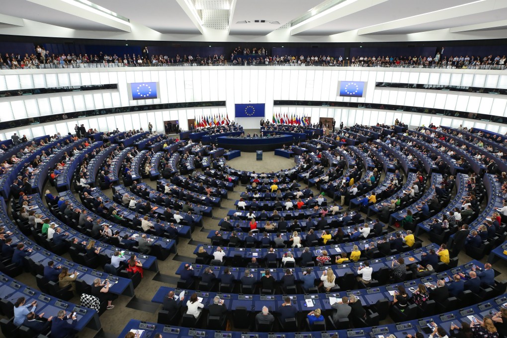 The first plenary session of the newly elected European Parliament is held in Strasbourg. Photo: Xinhua