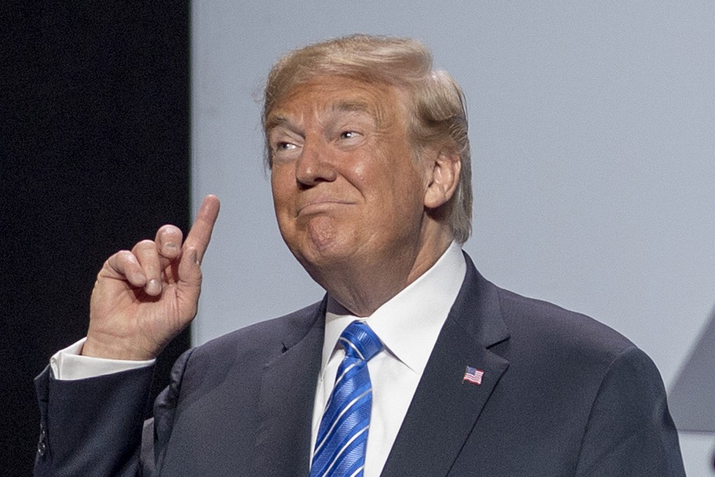 The number of Chinese academic papers citing US President Donald Trump has been on a steep downward trend since his election in 2016. Photo: TNS