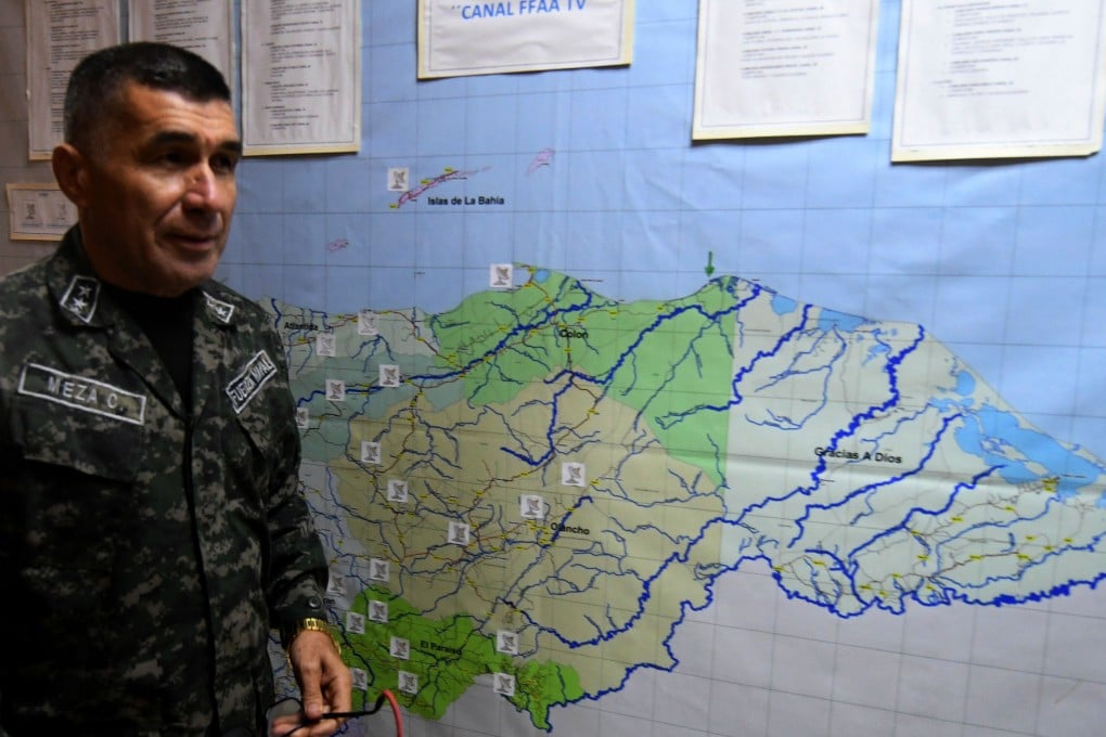 The spokesman of the Honduran Armed Forces Domingo Meza. Photo: AFP