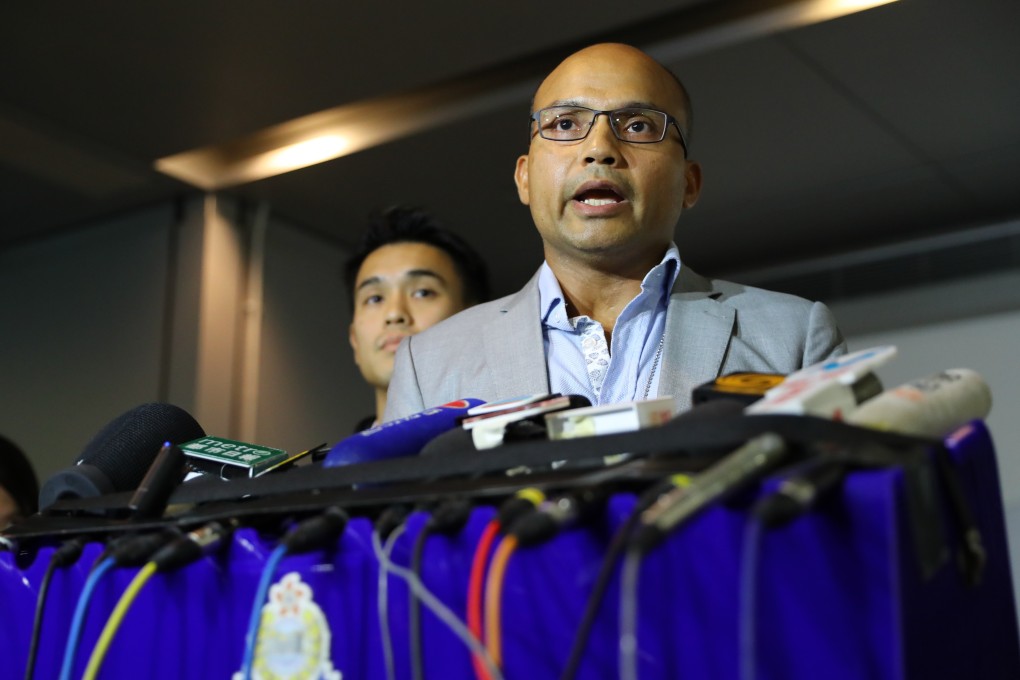 Superintendent Swalikh Mohammed, of the Cyber Security and Technology Crime Bureau, says more arrests could be made as crackdown continues. Photo: Edmond So