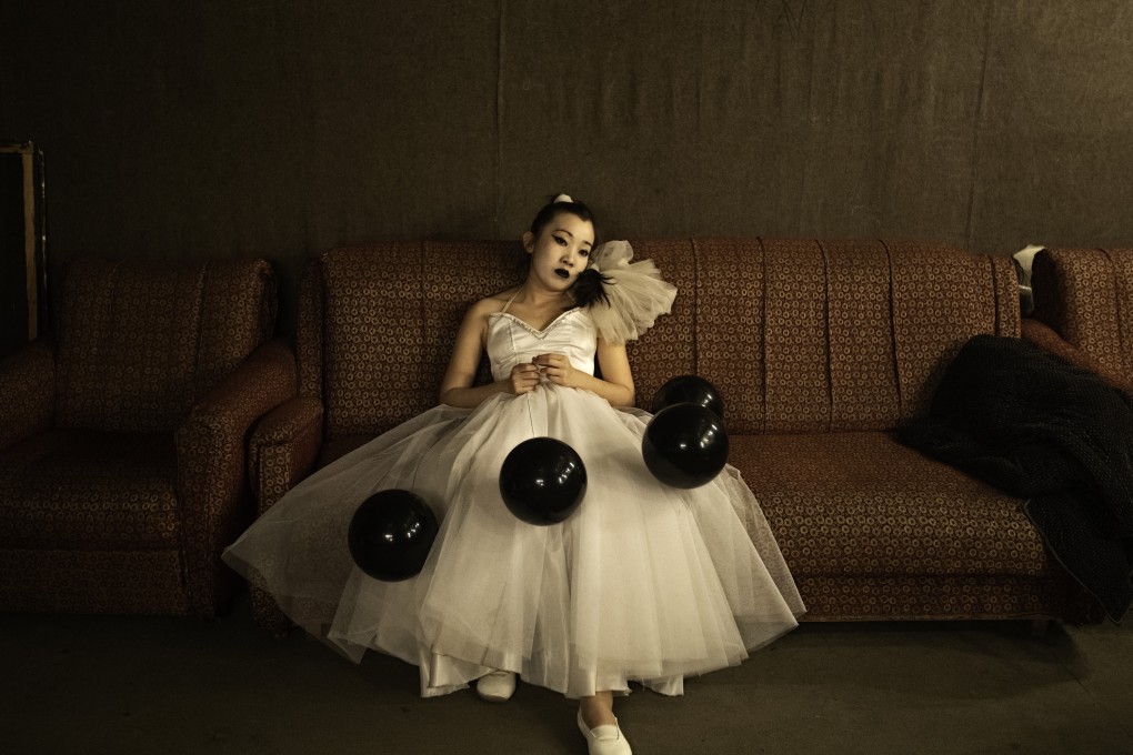 An actress backstage at Tashkent’s Ilkhom Theatre. Photo: Matilde Gattoni