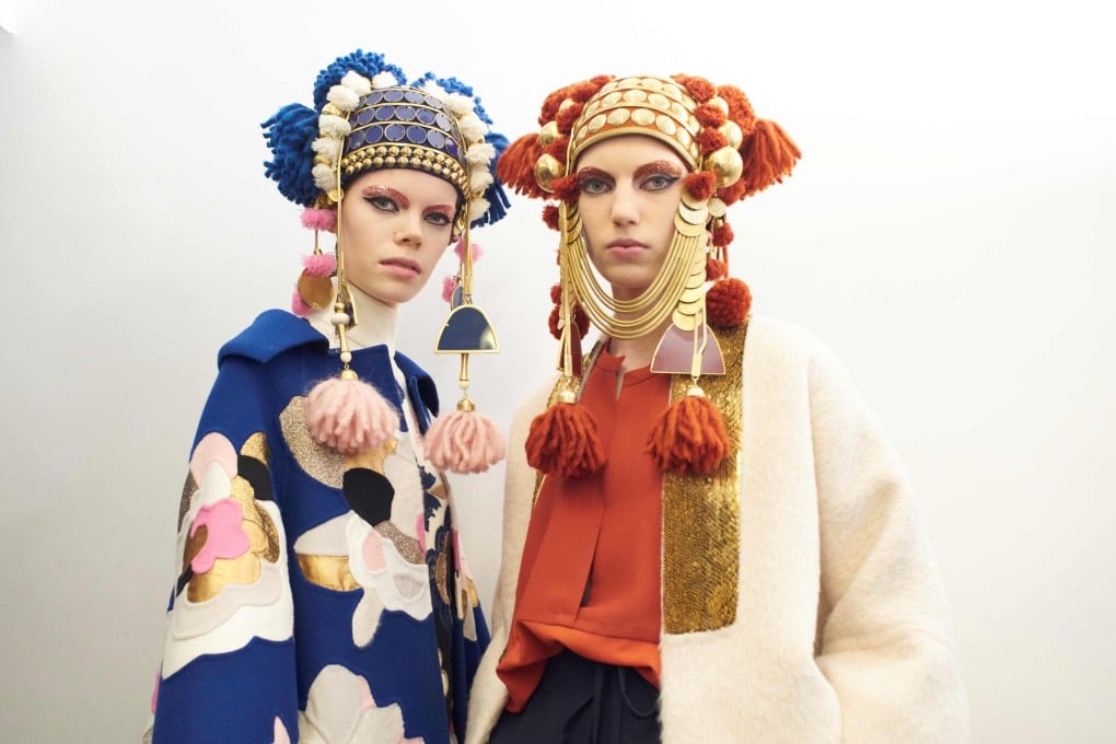 Haute couture fashion week has just finished in Paris. This photo is backstage at Valentino’s haute couture show.