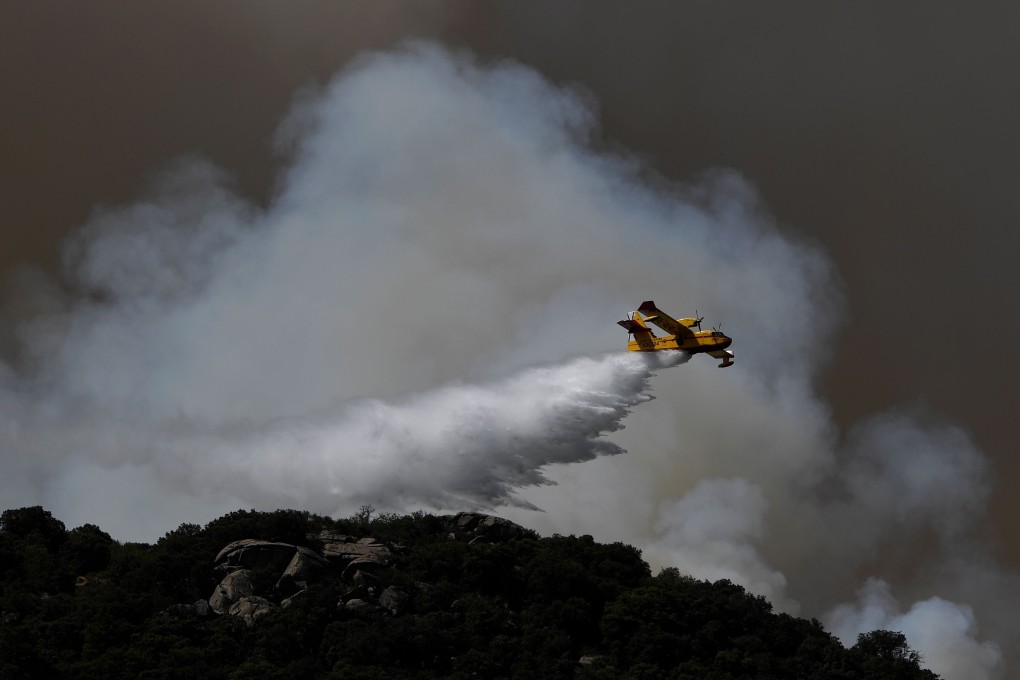 Spain was hit by wildfires during the Europe-wide heatwave in June. Photo: AFP