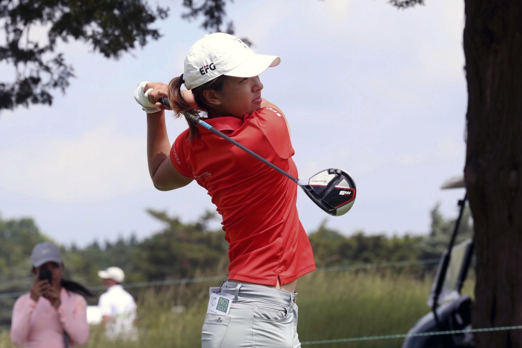Tiffany Chan of Hong Kong is eight shots off the lead in Wisconsin. Photo: AP