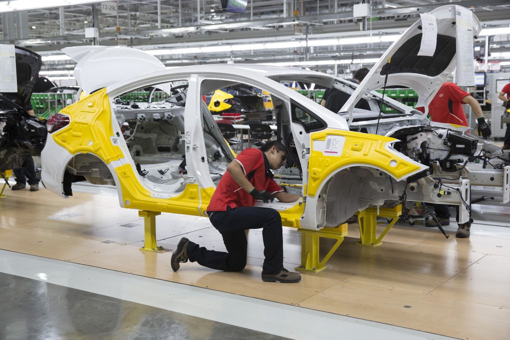 South Korean car manufacturer Kia Motors has a factory in Pesqueria, Mexico. Photo: Bloomberg