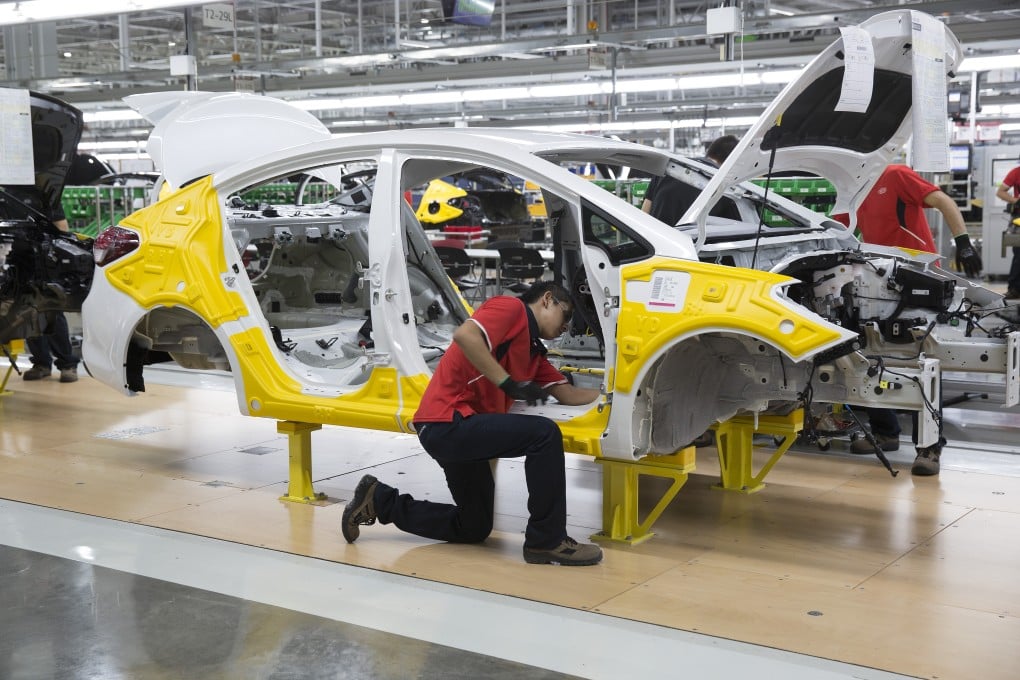South Korean car manufacturer Kia Motors has a factory in Pesqueria, Mexico. Photo: Bloomberg