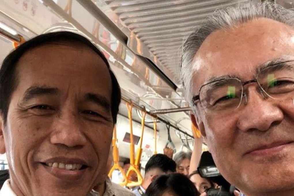 Japanese ambassador to Indonesia Masafumi Ishii and Indonesian President Joko Widodo. Photo: Instagram