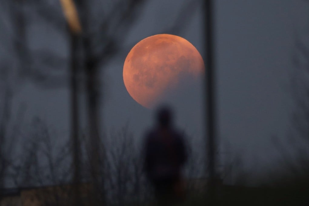 A partial lunar eclipse will occur just before dawn on Wednesday, July 17, in Asia. Photo: AP