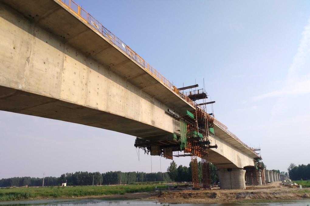 Shandong released an ambitious railway construction plan at the end of last year, aiming to triple its high-speed railway network to 4,500km by 2022. Photo: Frank Tang