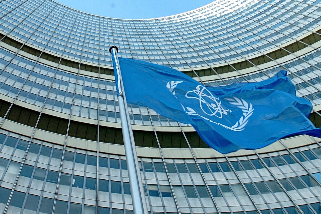 The IAEA flag at the agency’s headquarters in Vienna. Photo: AFP