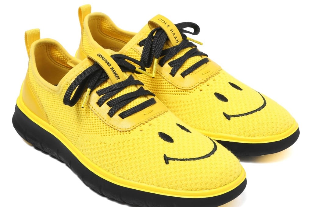 Chinatown Market x Cole Haan sneakers, which Chinatown Market founder Michael Cherman describes as “a sneaker meets a dress shoe”.