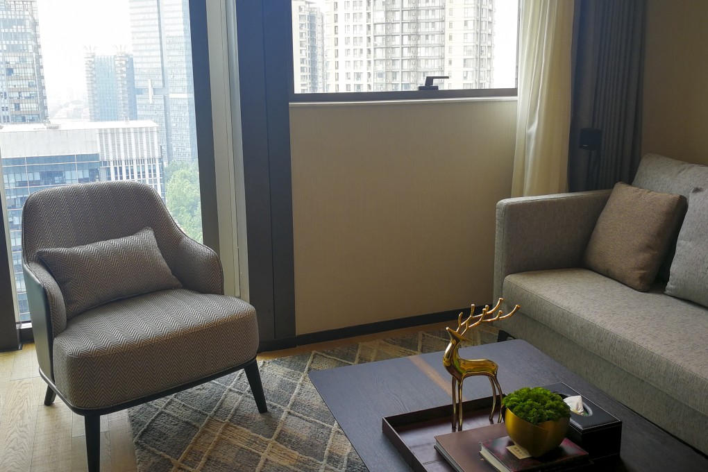 An interior of a unit at Youtha Suites, built by state-owned China Resources Land. Photo: Yangpeng Zheng