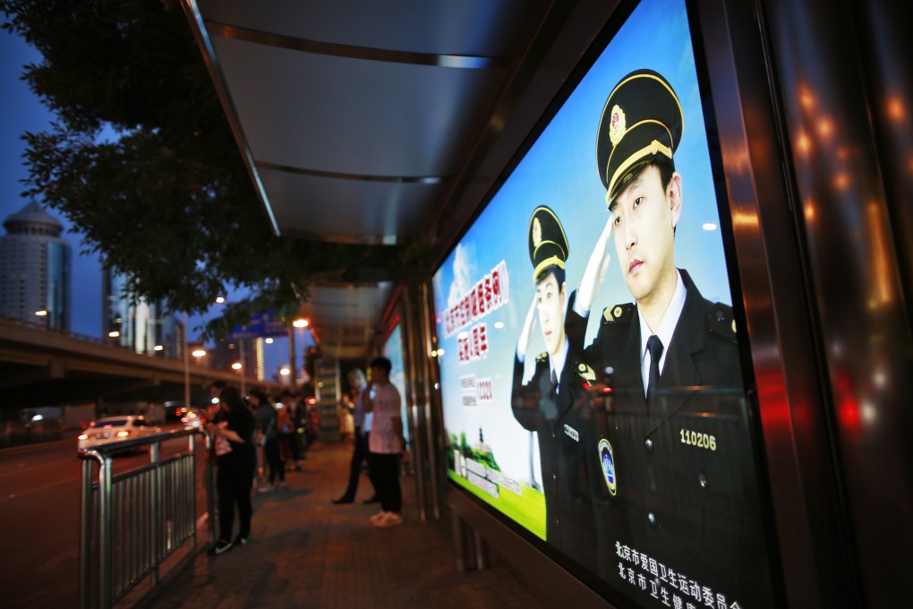 A Chinese internet user complained after a police officer installed Meiya Pico’s spy app on his smartphone during a routine traffic stop. Photo: EPA-EFE