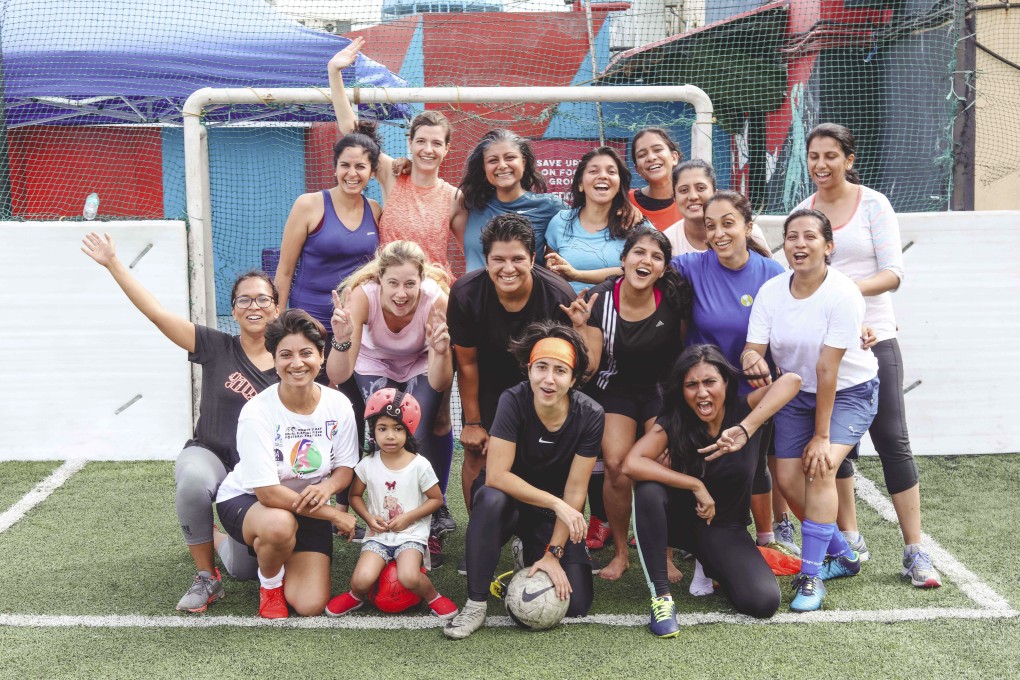 Sisters in Sweat is a female soccer community aimed at empowering women. Photo: Vishal Dey