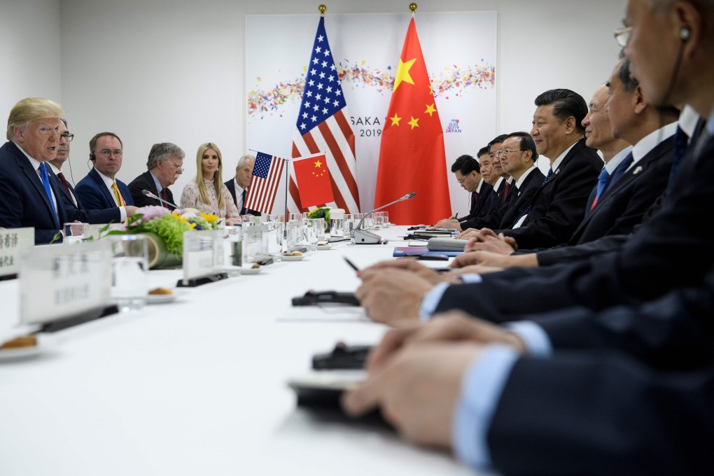 US President Donald Trump and China's President Xi Jinping attend a bilateral meeting on the sidelines of the G20 summit in Osaka, Japan, on June 29. Photo: AFP