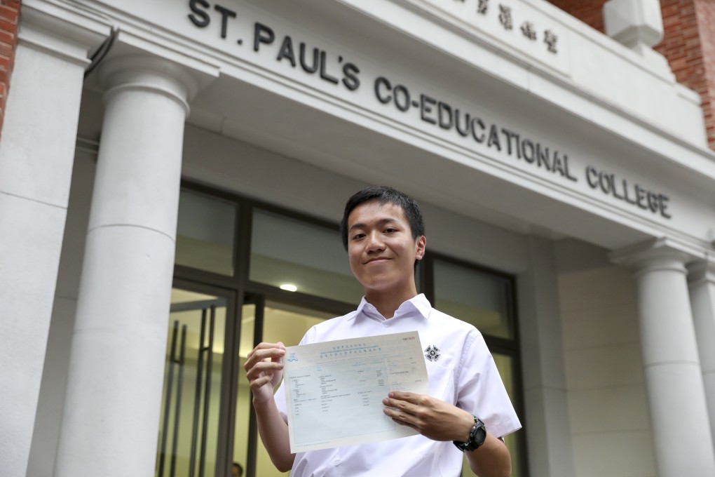 “Just because you are sick does not mean you have lost everything. Hard work will pay off,” star student Kam Chun-kei said. Photo: Nora Tam