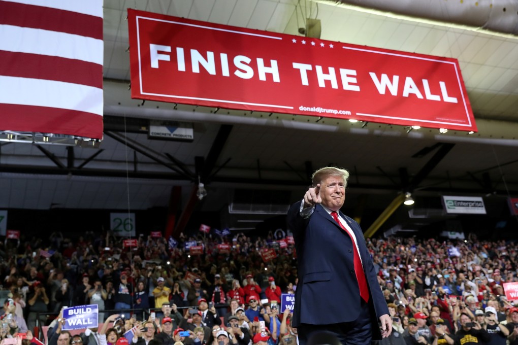 US President Donald Trump speaks during a campaign rally at El Paso County Coliseum, in Texas, on February 11. Photo: Reuters