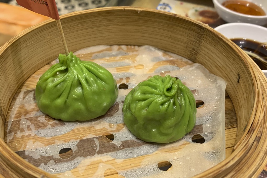 Omnipork xiaolongbao at Ging Sun Ho King of Bun. Photo: Zoe Low