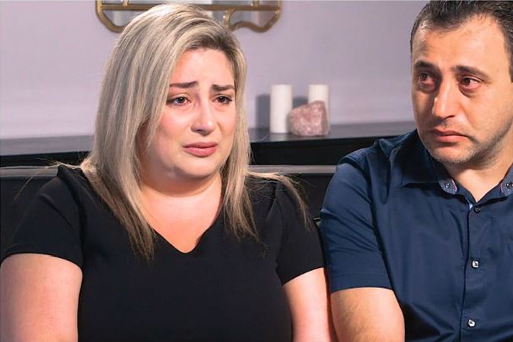 Anni Manukyan and her husband Ashot Manukyan tell their story. Photo: AFP/ Pfeiffer Wolf Carr & Kane