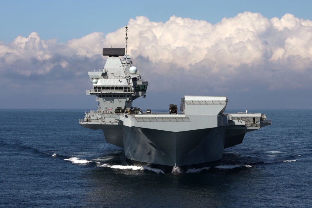 HMS Queen Elizabeth conducts sea trials off the coast of Scotland. File photo: UK Royal Navy