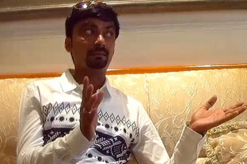 Aneel Munawar is pictured having talks with an investigation team posing as investors representing gambling syndicates. Photo: Al Jazeera