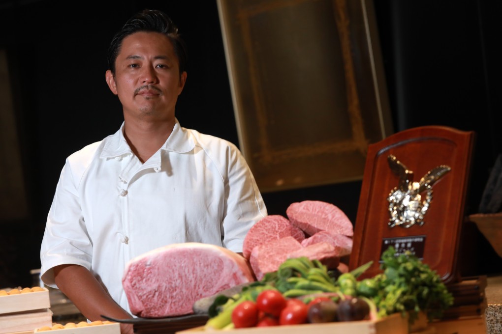 Chef Norimitsu Nanbara at Hanare restaurant in Central, Hong Kong. Photo: May Tse