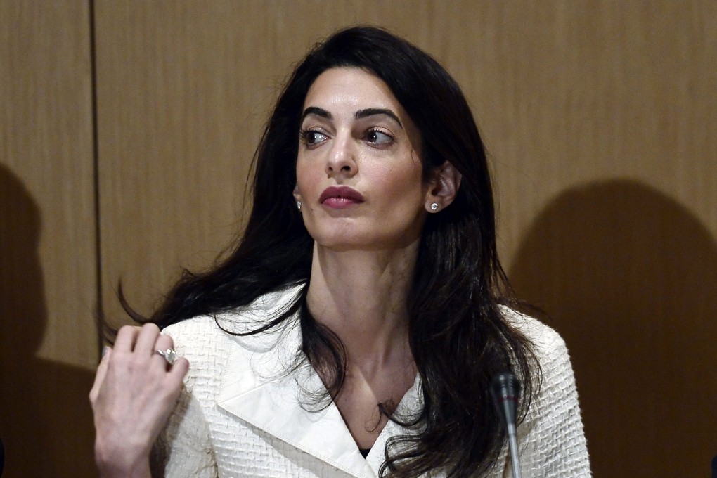 Human rights lawyer Amal Alamuddin Clooney. Photo: AFP