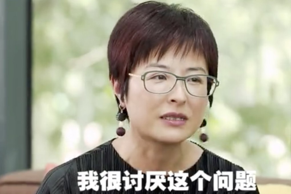 Zhang Quanlin said she hated being asked how she balanced her work and family life. Photo: Weibo