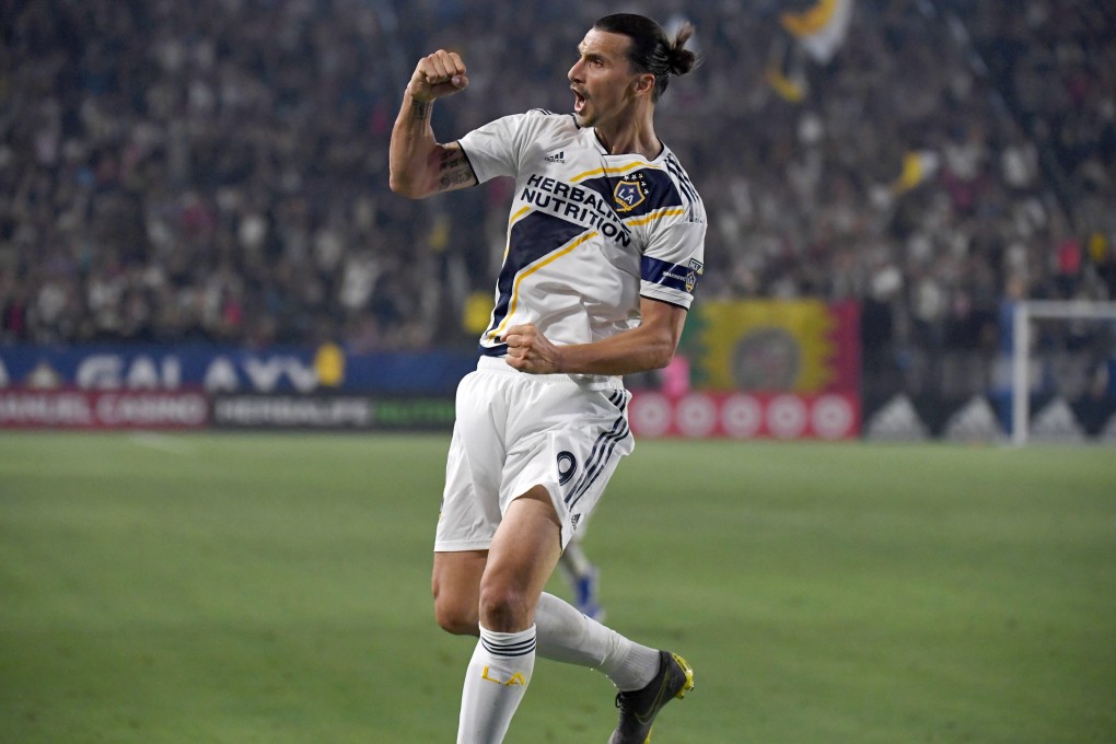 LA Galaxy forward Zlatan Ibrahimovic is the highest-paid player in MLS, but he is nowhere near the top when it comes to other North American professional sports leagues. Photo: USA Today