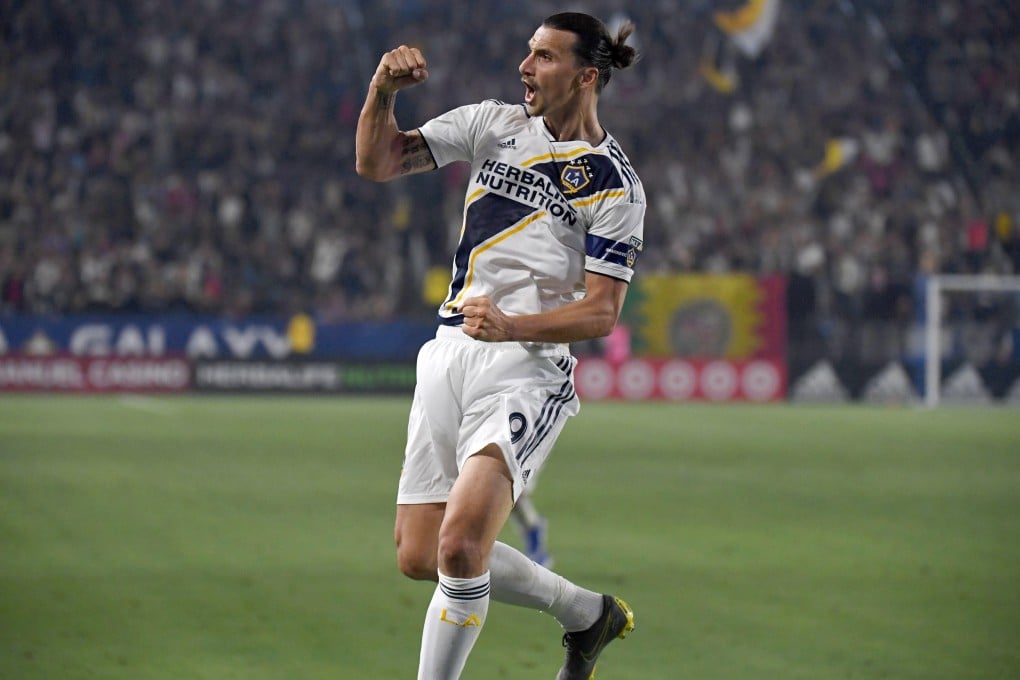 LA Galaxy forward Zlatan Ibrahimovic is the highest-paid player in MLS, but he is nowhere near the top when it comes to other North American professional sports leagues. Photo: USA Today