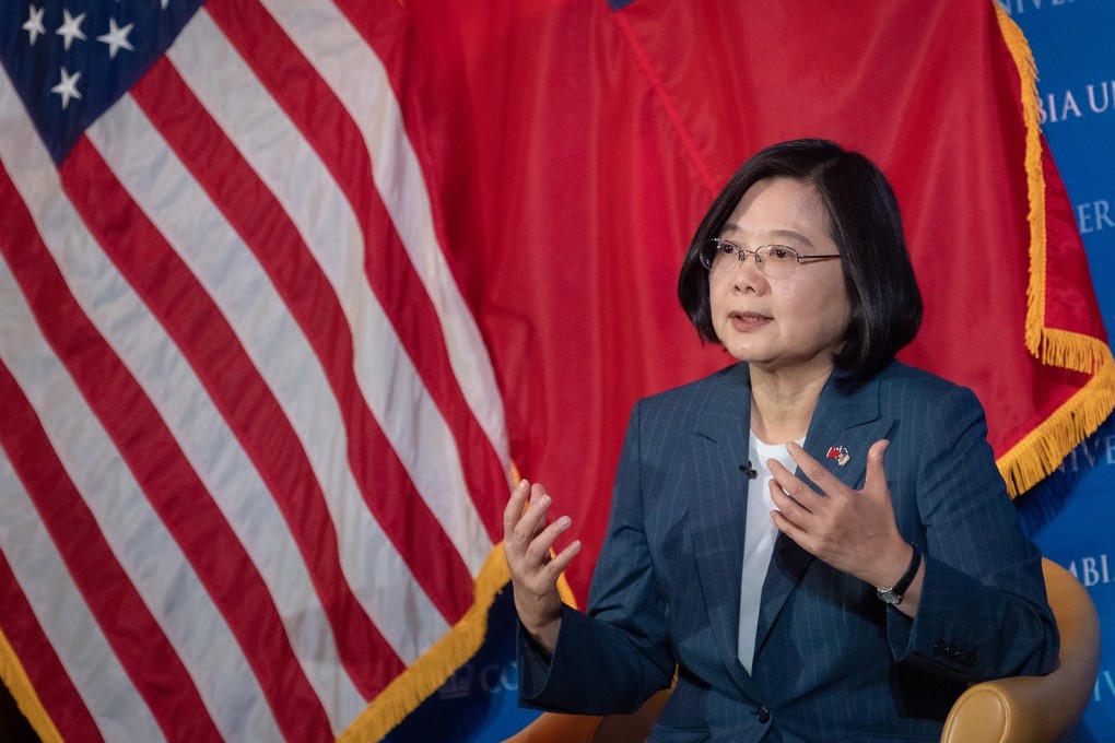 Tsai Ing-wen said Taiwan was buying US weapons to “enhance national defence in order to protect our democracy and contribute to regional peace and stability”. Photo: EPA-EFE