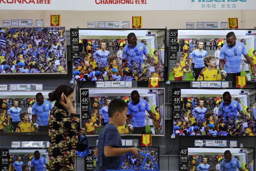 The company, whose biggest market is China, offers point-of-sales loans in shops, often for consumer goods such as televisions. Photo: AP