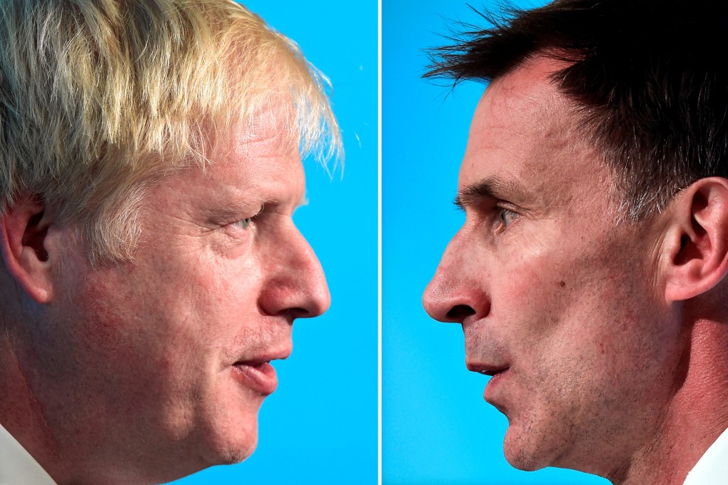 Boris Johnson and Jeremy Hunt, leadership candidates for Britain's Conservative Party. Photo: Reuters
