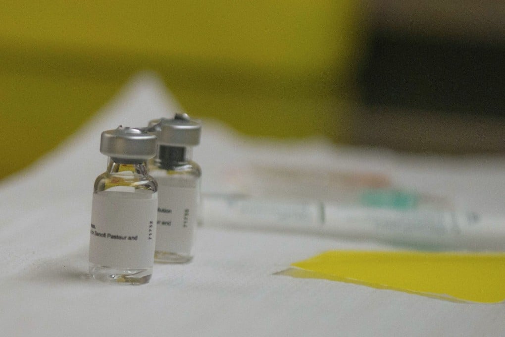 An experimental vaccine against the Aids virus pictured in 2016. No effective cure or vaccine has yet been found. Photo: AFP