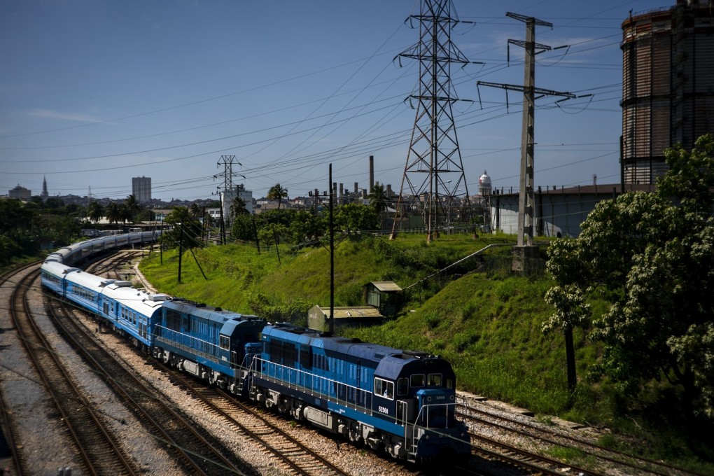 Cuba’s first new train passenger cars in more than four decades set off on their maiden journey across the island on Saturday. Photo: AP