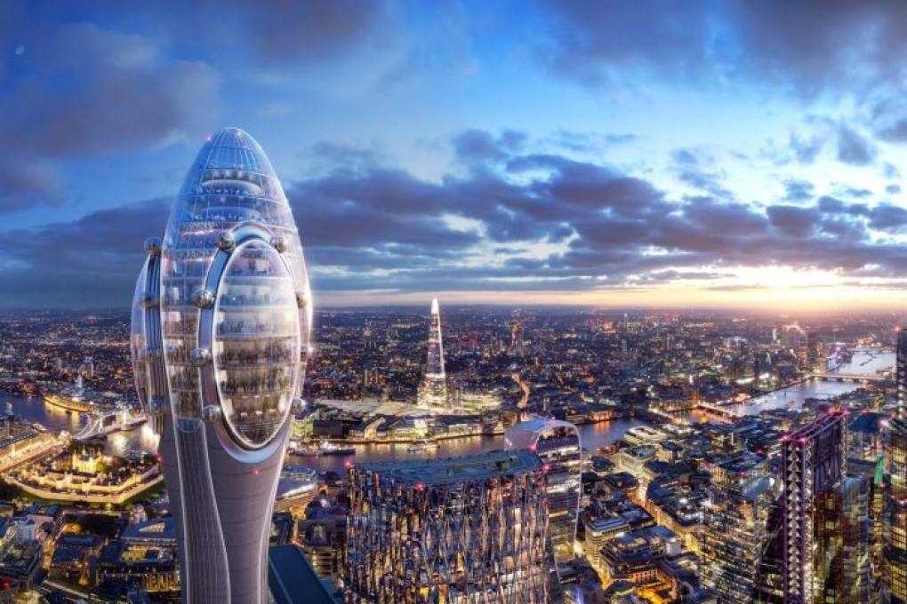 Artist’s impression of the ‘Tulip’ building. Detractors said it would spoil views of London landmarks. Photograph: Foster and Partners