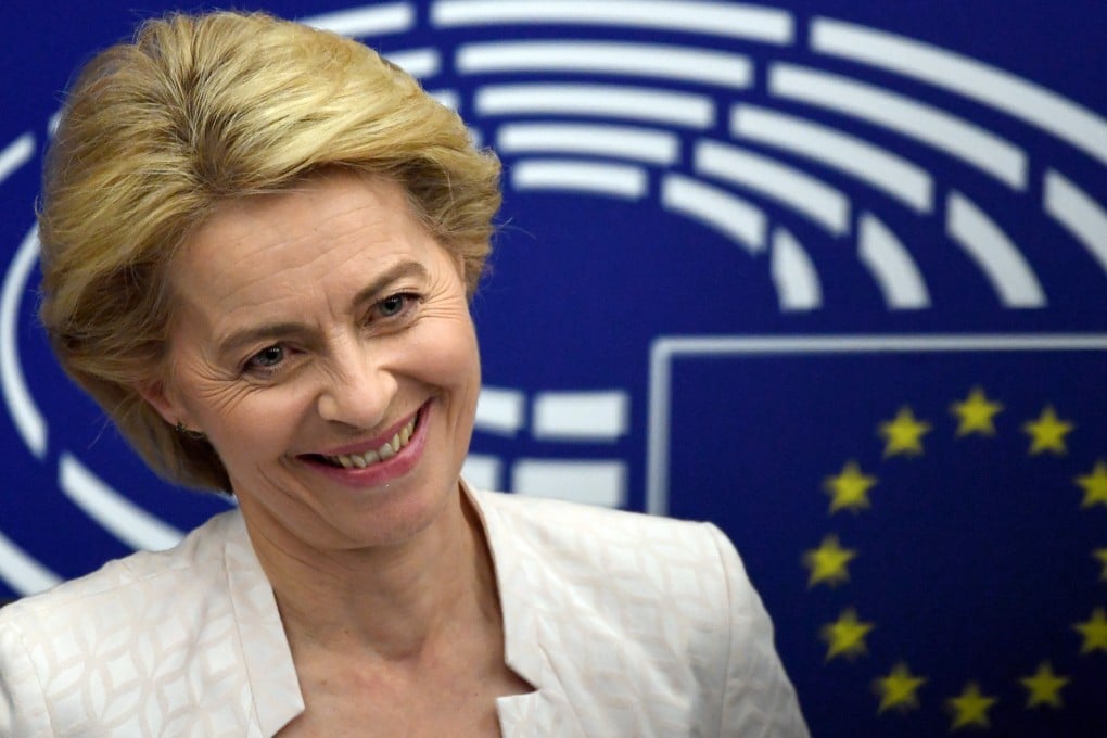 German Defence Minister Ursula von der Leyen at a press conference after she was elected as the new president of the EU Commission. Photo: DPA