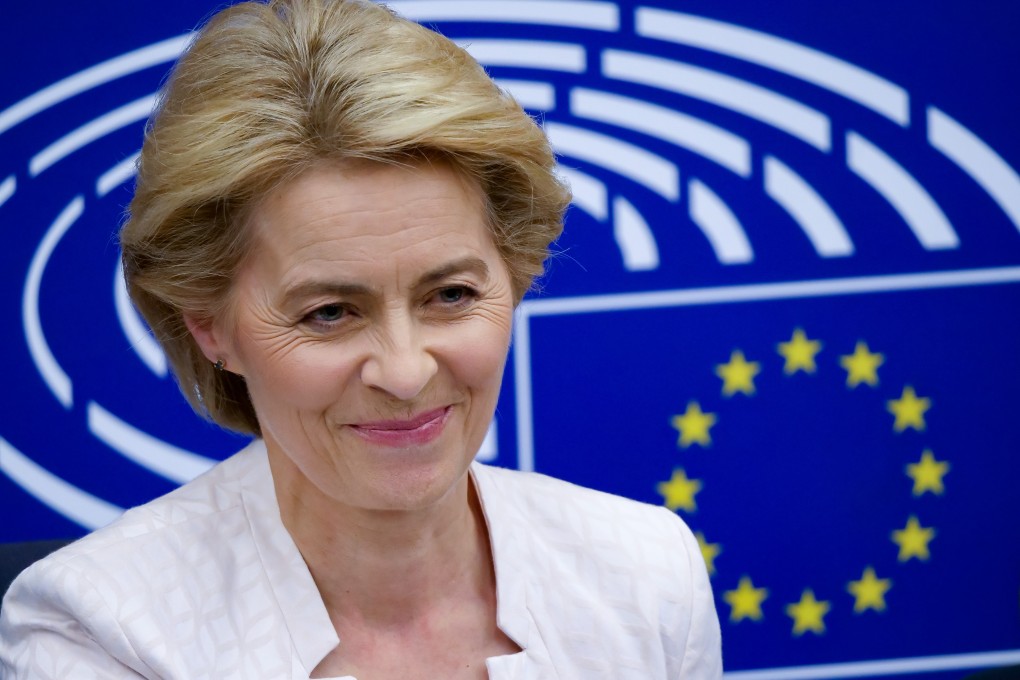 On Tuesday, Ursula von der Leyen became the European Commission’s next president, narrowly winning election in the European Parliament. Photo: Xinhua